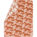 MILA Baby Blanket - Pack of Foxes | Brown by David Fussenegger - Maude Kids Decor