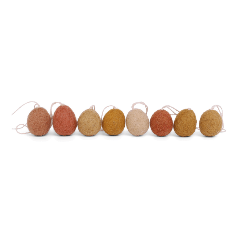 Mini Egg Ornaments (Set of 8) by Én Gry &amp; Sif - Maude Kids Decor