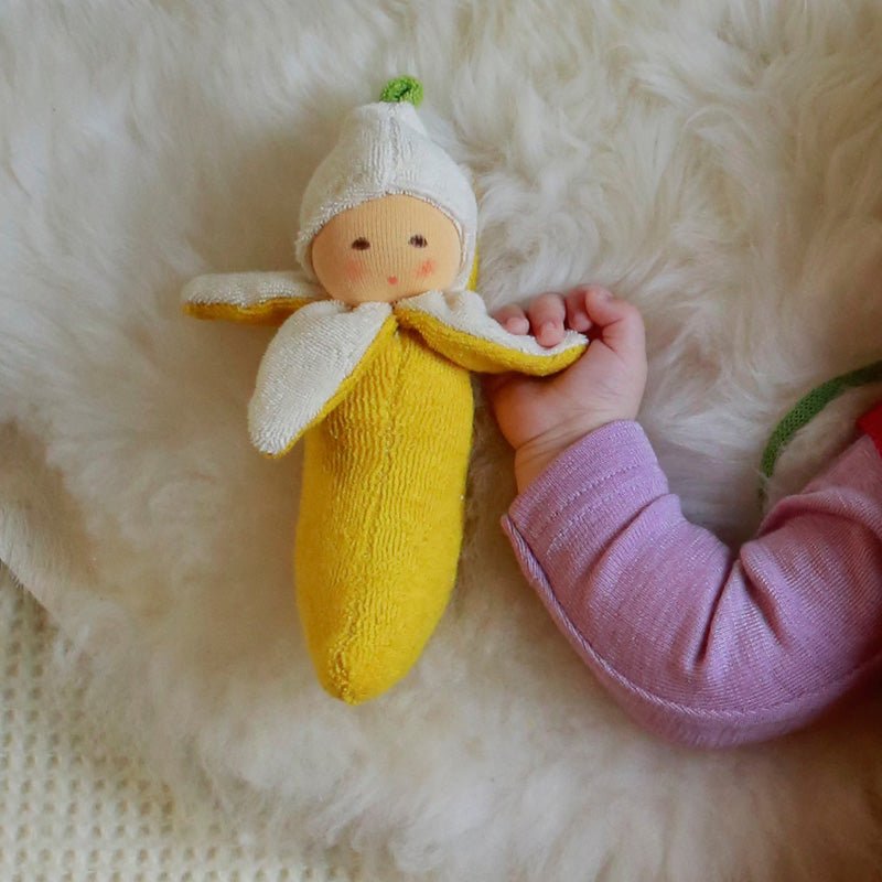 Mini Organic Rattle Doll by Nanchen Natur - Maude Kids Decor