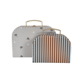 Mini Suitcase (Set of 2) | Elephant and Stripe by OYOY - Maude Kids Decor