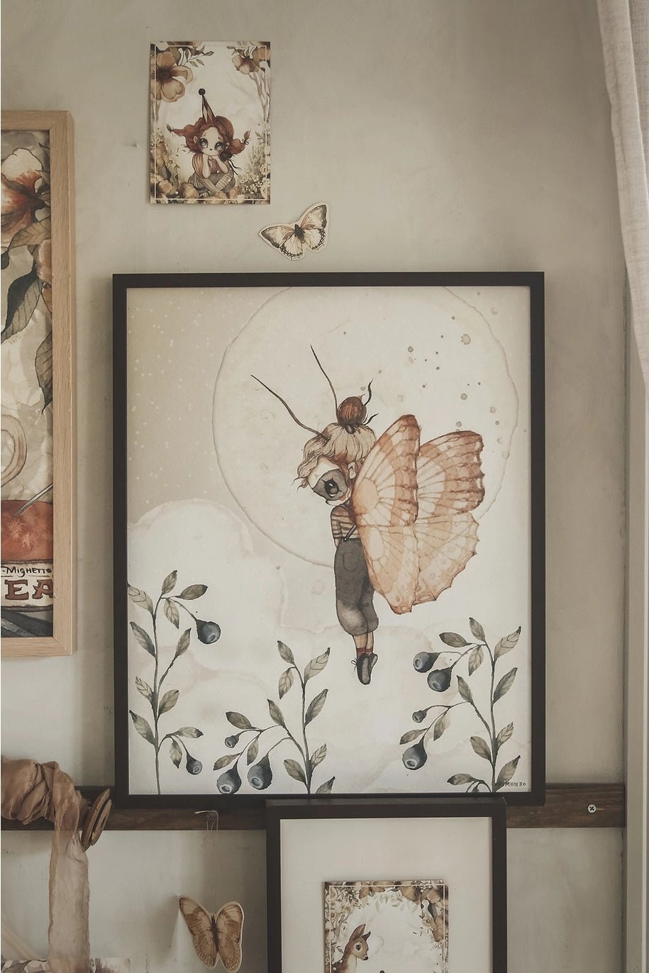 Miss Emily Poster by Mrs Mighetto - Maude Kids Decor