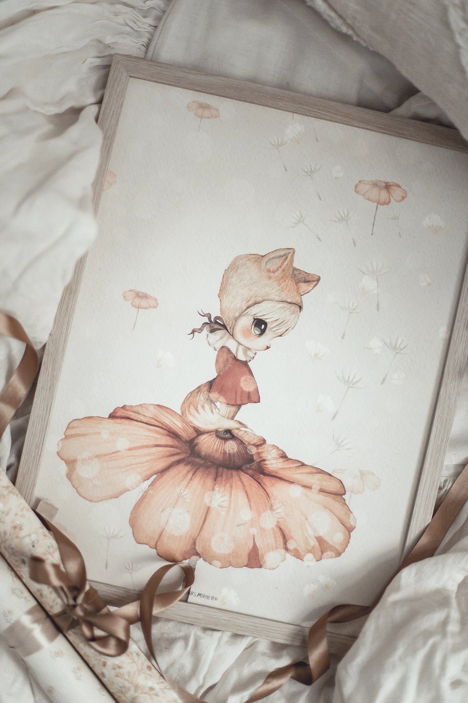 Miss Marion Poster by Mrs Mighetto - Maude Kids Decor