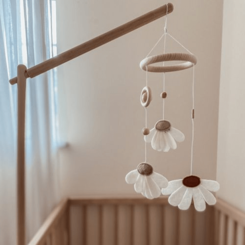 Mobile | Triple Daisy Daylight by Bezisa - Maude Kids Decor