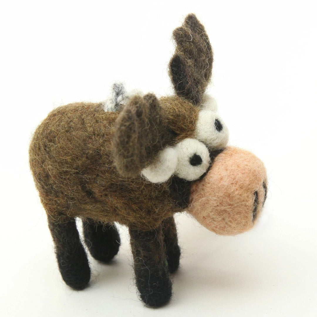 Moose Felt Ornament by Woolbuddy - Maude Kids Decor