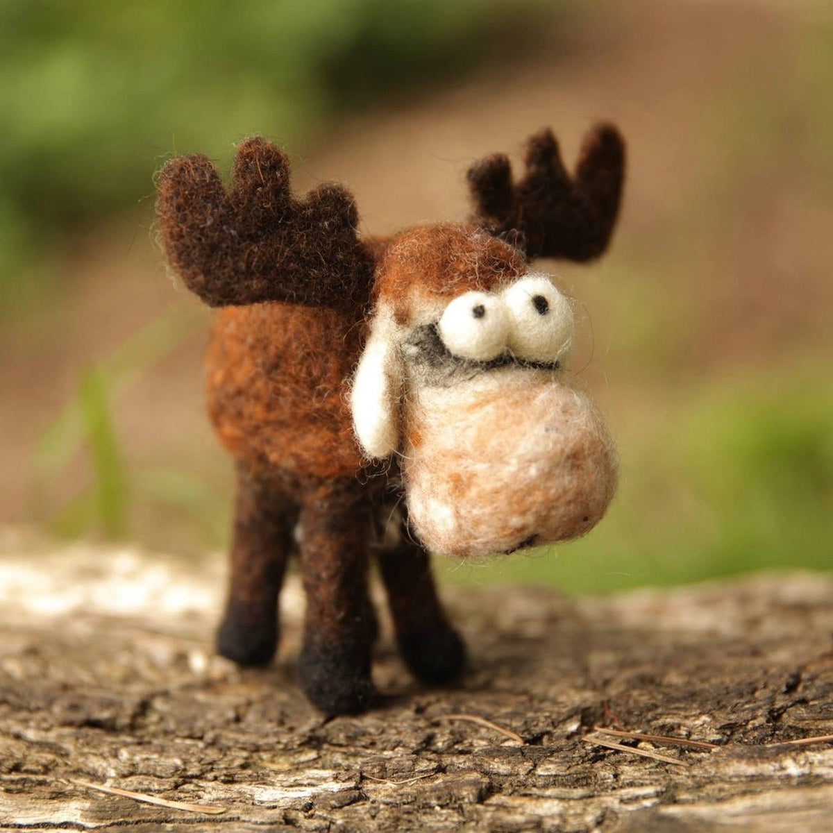 Moose Felt Ornament by Woolbuddy - Maude Kids Decor