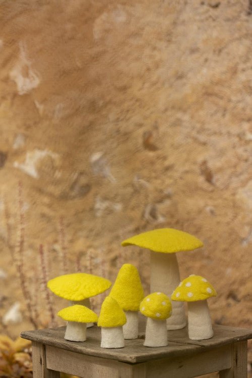 Morel Felt Mushroom by Muskhane - Maude Kids Decor