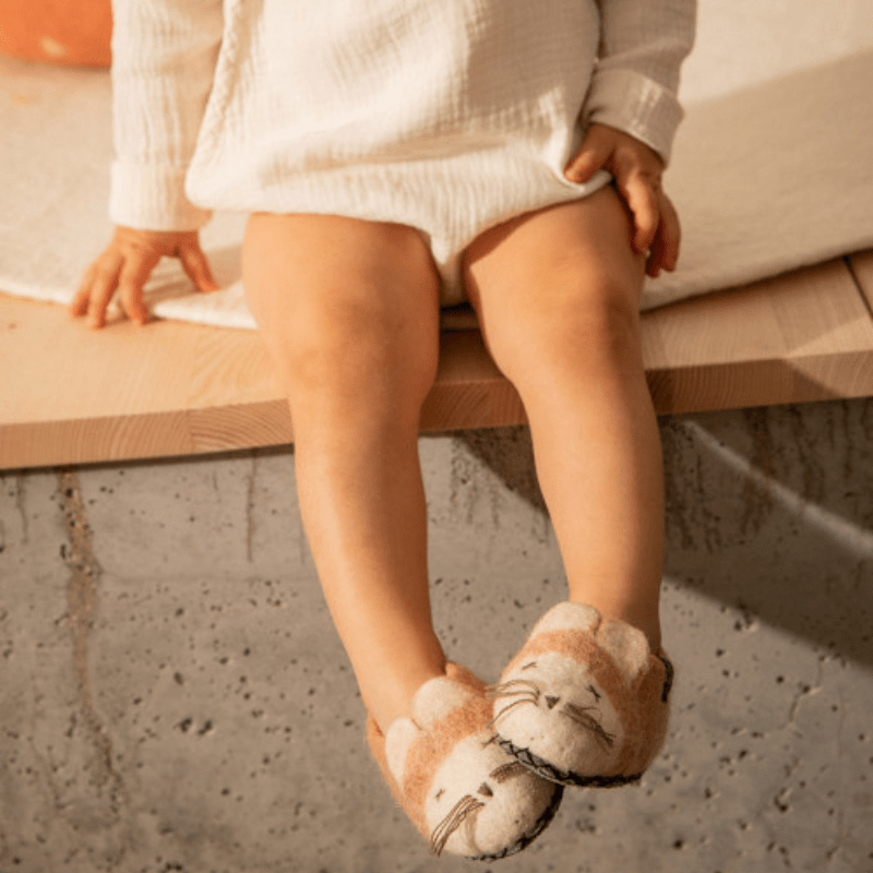 Mouse Slippers | Nude by Muskhane - Maude Kids Decor