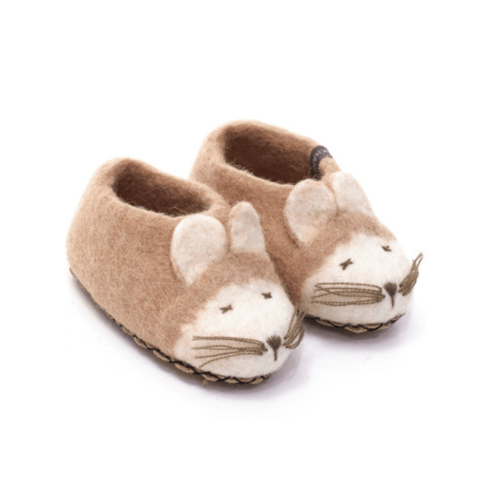 Mouse Slippers | Nude by Muskhane - Maude Kids Decor