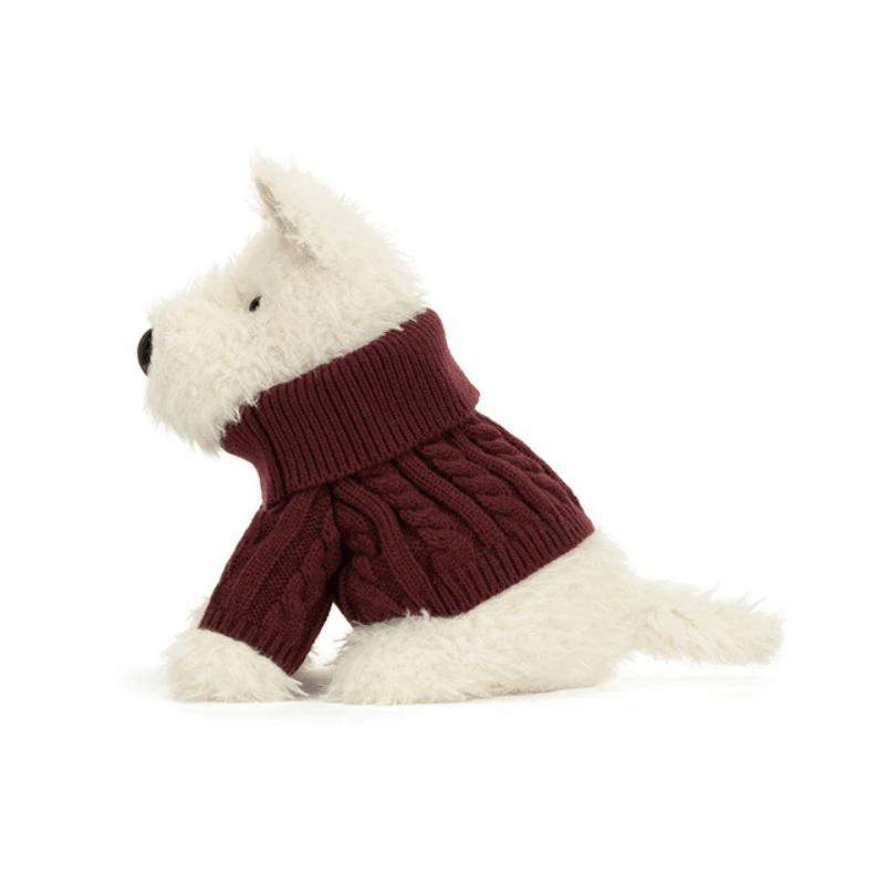 Munro Scottie Dog | Winter Jumper Outfit by Jellycat - Maude Kids Decor