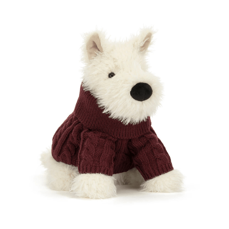 Munro Scottie Dog | Winter Jumper Outfit by Jellycat - Maude Kids Decor