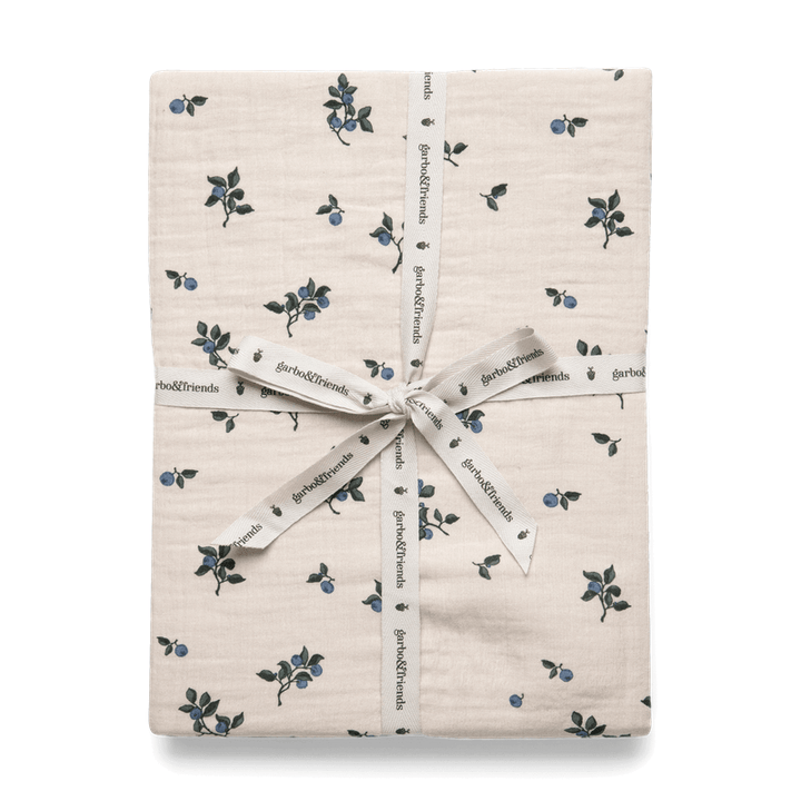 Muslin Fitted Crib Sheet | Blueberry by Garbo &amp; Friends - Maude Kids Decor