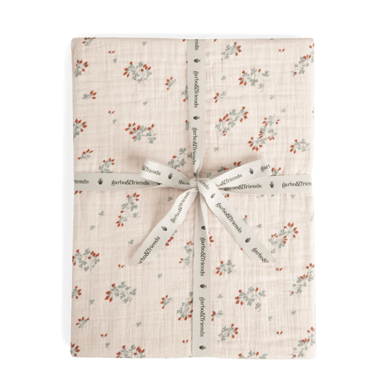 Muslin Fitted Crib Sheet | Clover by Garbo & Friends - Maude Kids Decor