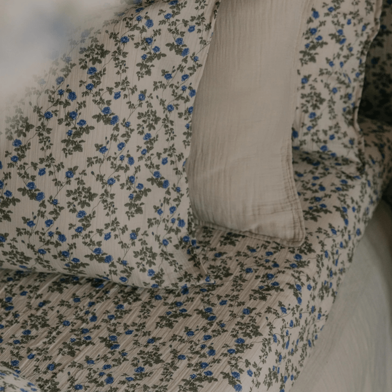 Muslin Fitted Crib Sheet | Dainty by Garbo &amp; Friends - Maude Kids Decor