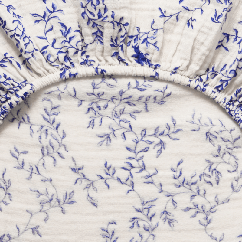 Muslin Fitted Crib Sheet | Jardim by Garbo & Friends - Maude Kids Decor