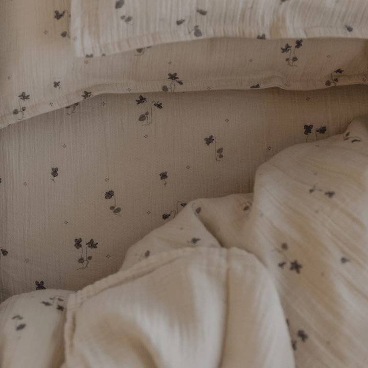 Muslin Fitted Crib Sheet | Viola by Garbo &amp; Friends - Maude Kids Decor