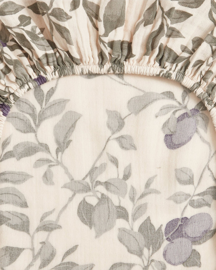 Muslin Fitted Double Sheet | Plum by Garbo &amp; Friends - Maude Kids Decor