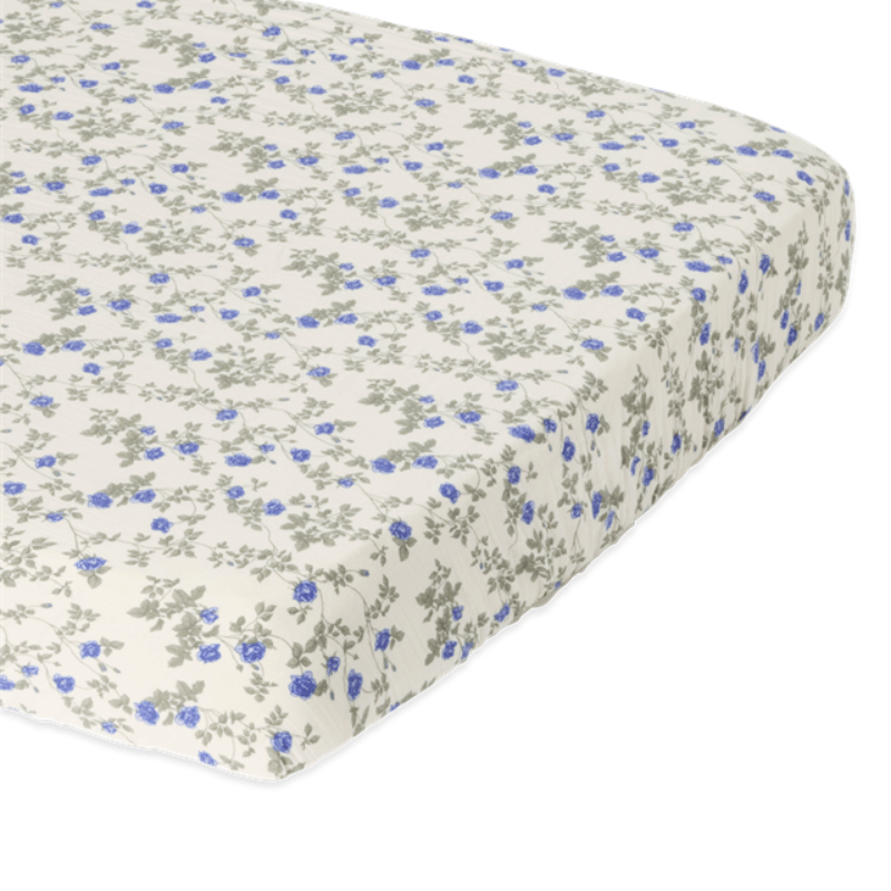 Muslin Fitted Single Sheet | Dainty by Garbo &amp; Friends - Maude Kids Decor