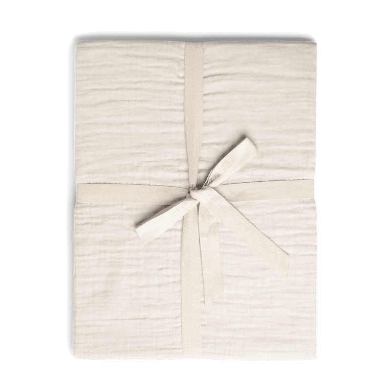 Muslin Fitted Single Sheet | Eggshell by Garbo & Friends - Maude Kids Decor