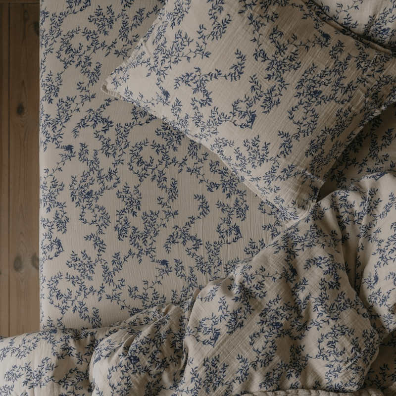 Muslin Fitted Single Sheet | Jardim by Garbo & Friends - Maude Kids Decor