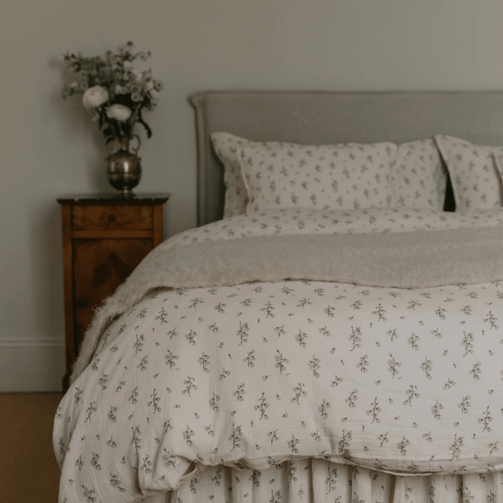 Muslin Single Duvet Cover | Bluebell by Garbo &amp; Friends - Maude Kids Decor