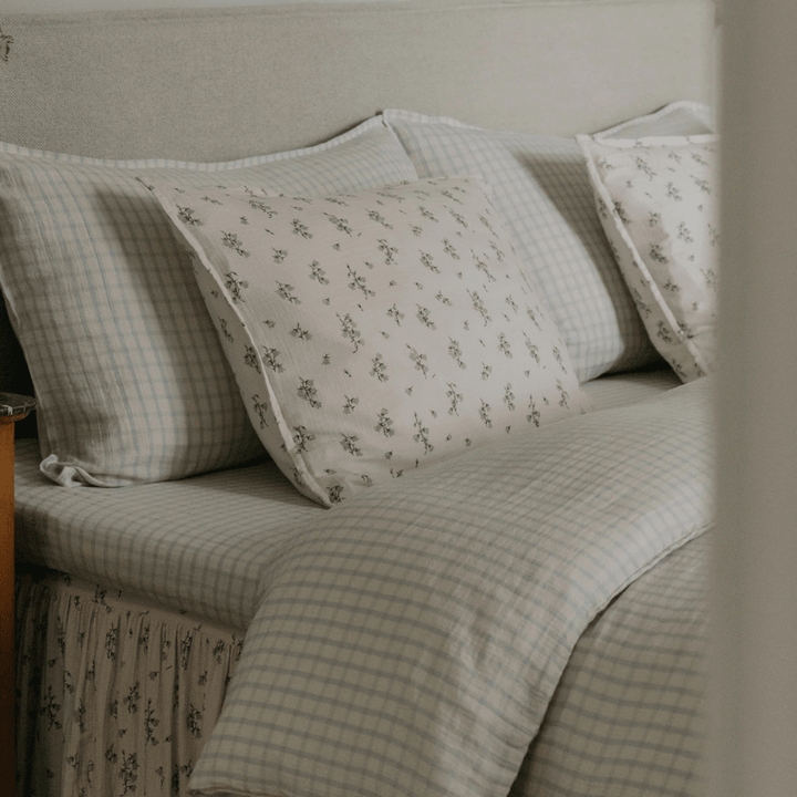 Muslin Single Pillowcase | Bluebell by Garbo &amp; Friends - Maude Kids Decor