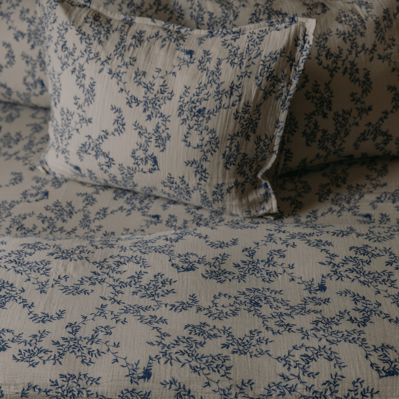 Muslin Single Pillowcase | Jardim by Garbo &amp; Friends - Maude Kids Decor