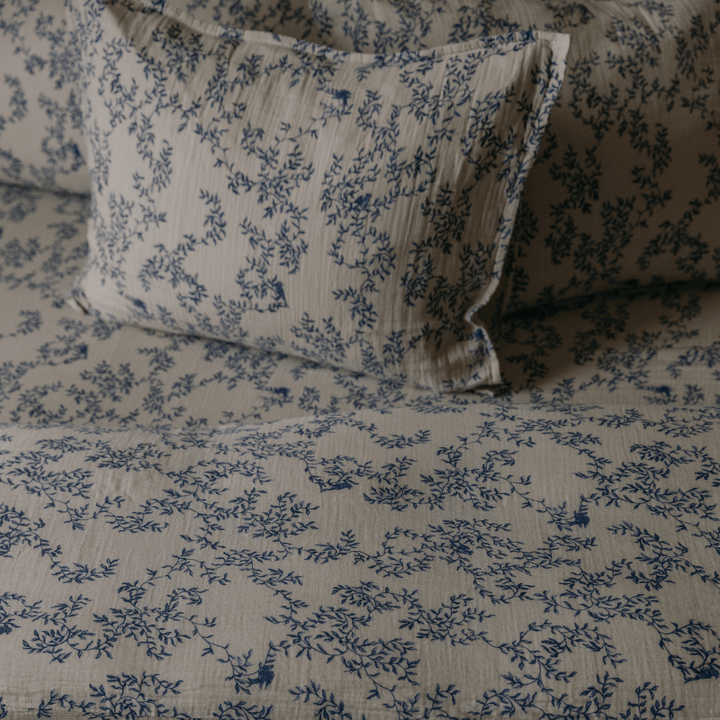 Muslin Single Pillowcase | Jardim by Garbo &amp; Friends - Maude Kids Decor