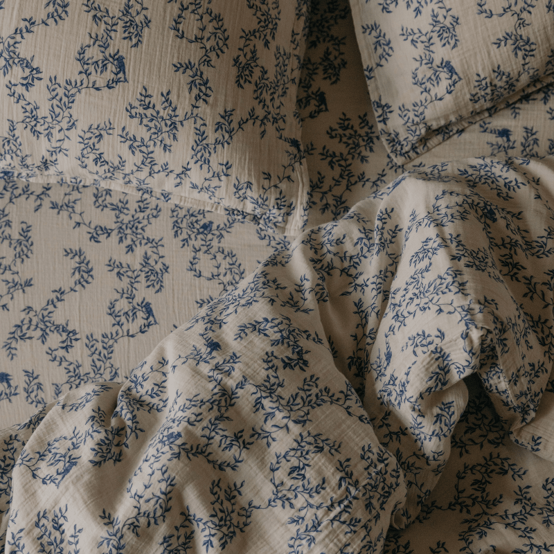 Muslin Single Pillowcase | Jardim by Garbo & Friends - Maude Kids Decor