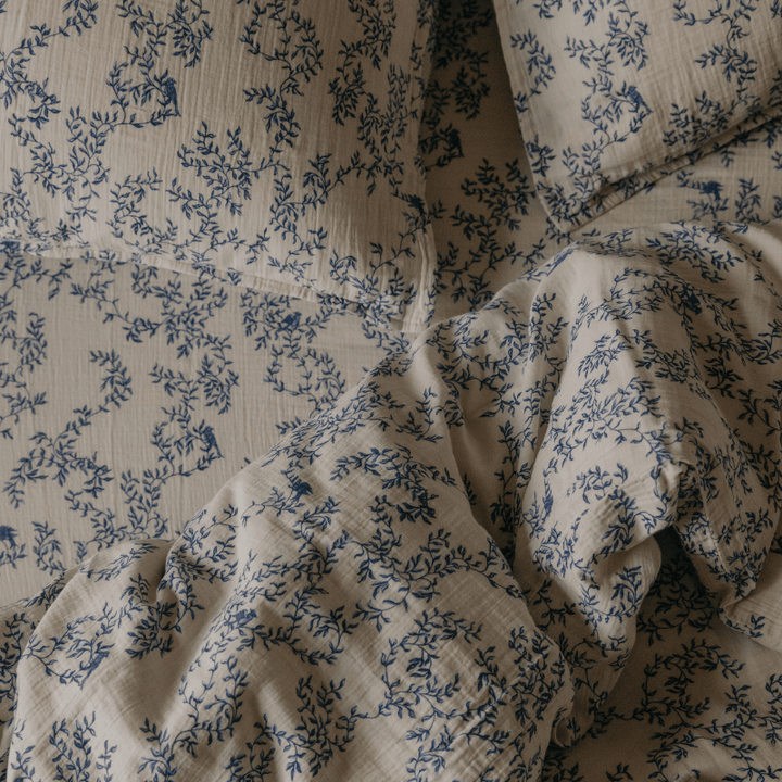 Muslin Single Pillowcase | Jardim by Garbo &amp; Friends - Maude Kids Decor