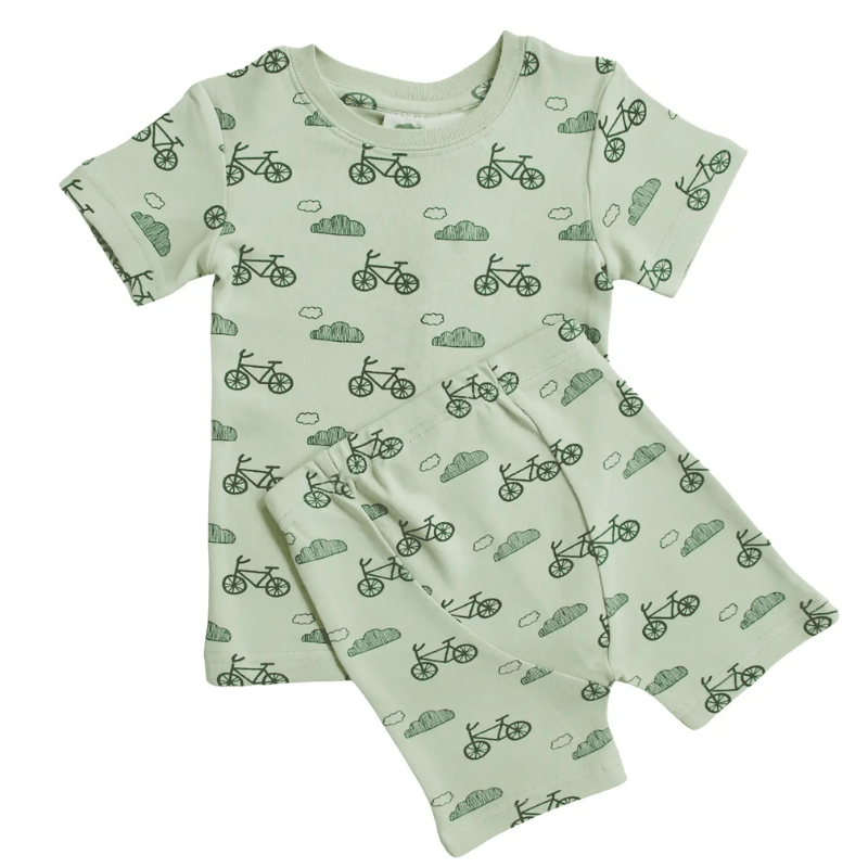 "My Jammies" Organic Summer Pyjamas | Bicycles by Parade Organics - Maude Kids Decor