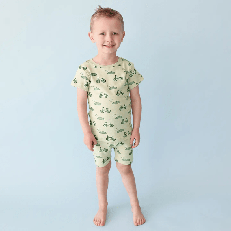 "My Jammies" Organic Summer Pyjamas | Bicycles by Parade Organics - Maude Kids Decor