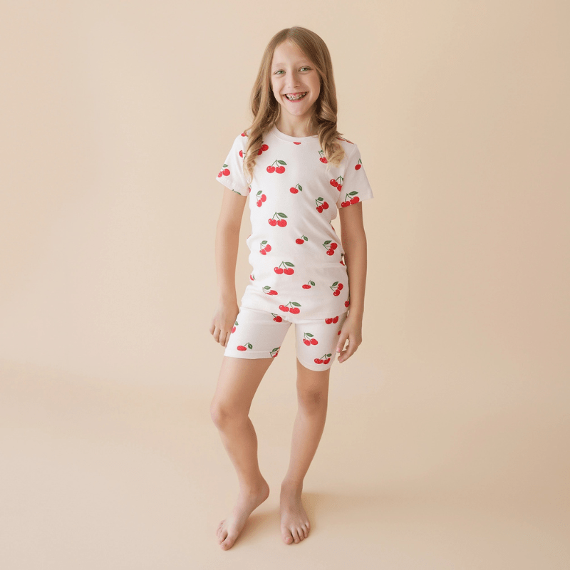 "My Jammies" Organic Summer Pyjamas | Cherries by Parade Organics - Maude Kids Decor