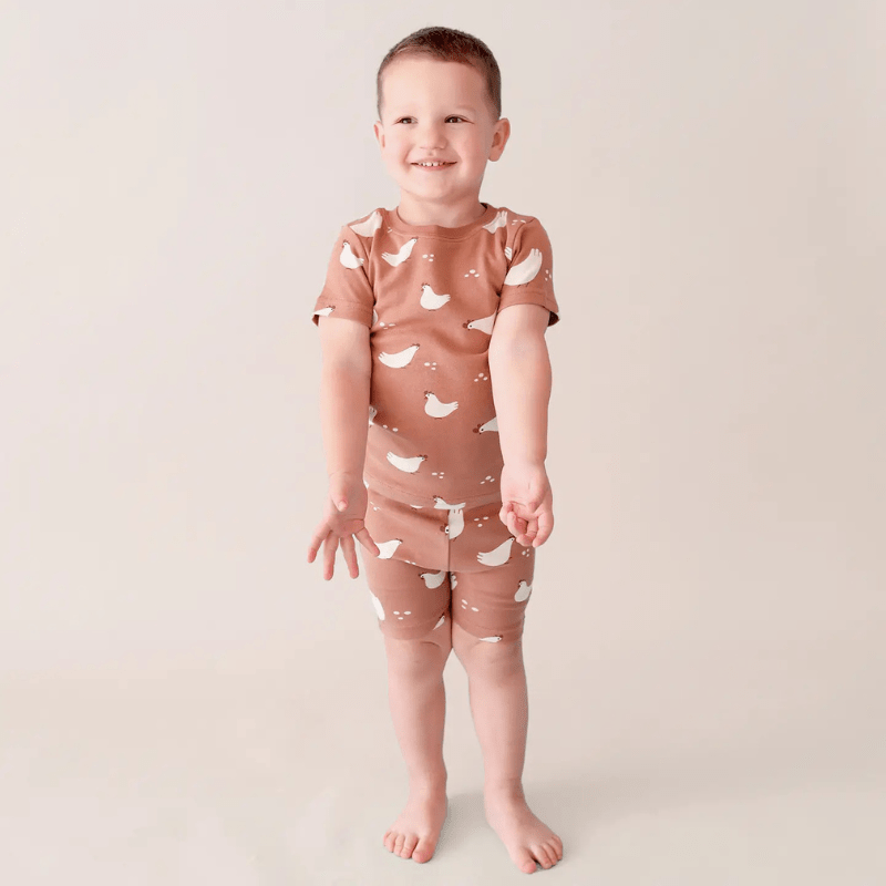 "My Jammies" Organic Summer Pyjamas | Chickens by Parade Organics - Maude Kids Decor
