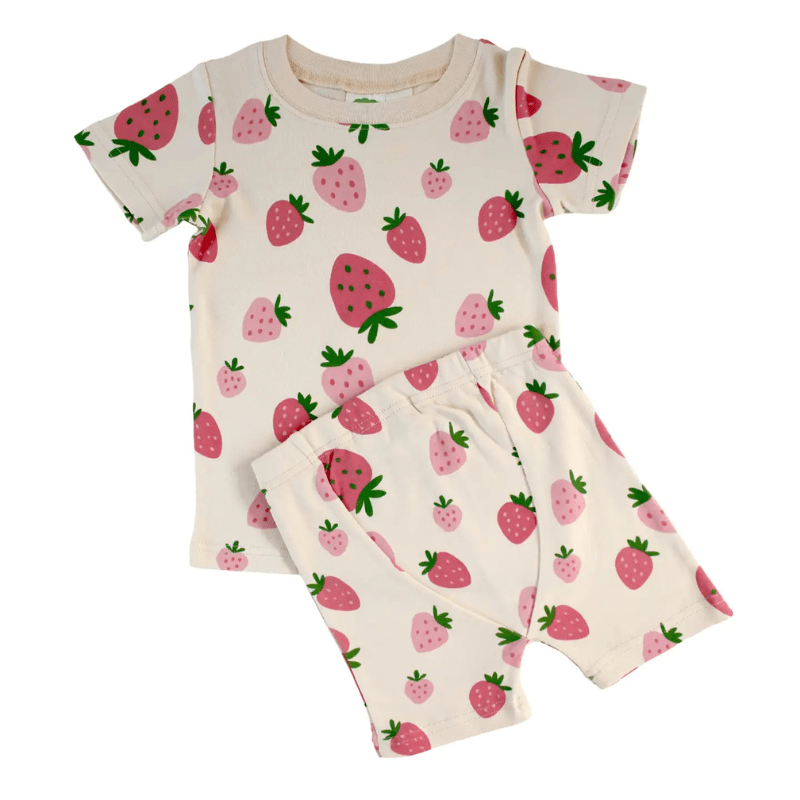 "My Jammies" Organic Summer Pyjamas | Strawberries by Parade Organics - Maude Kids Decor