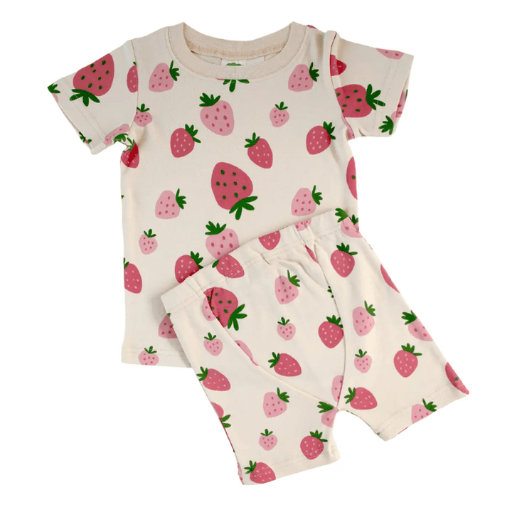 "My Jammies" Organic Summer Pyjamas | Strawberries by Parade Organics - Maude Kids Decor