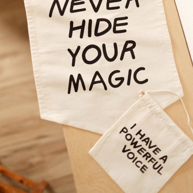 Never Hide Your Magic Hang Sign by Imani Collective - Maude Kids Decor