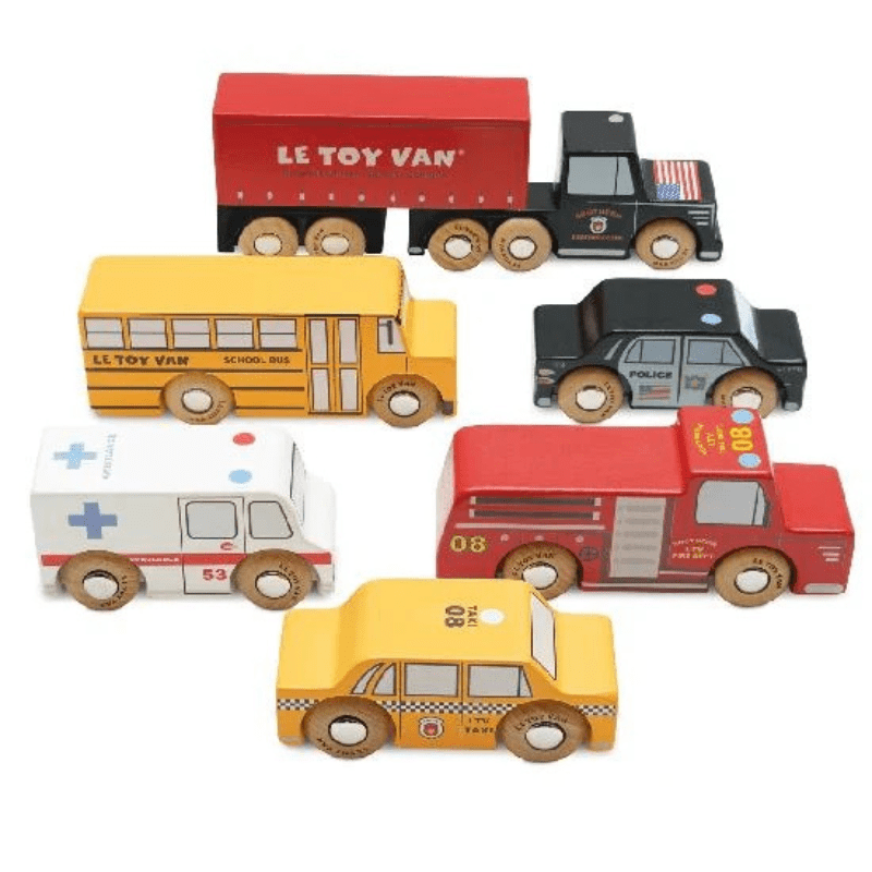 New York Toy Car Set by Le Toy Van - Maude Kids Decor
