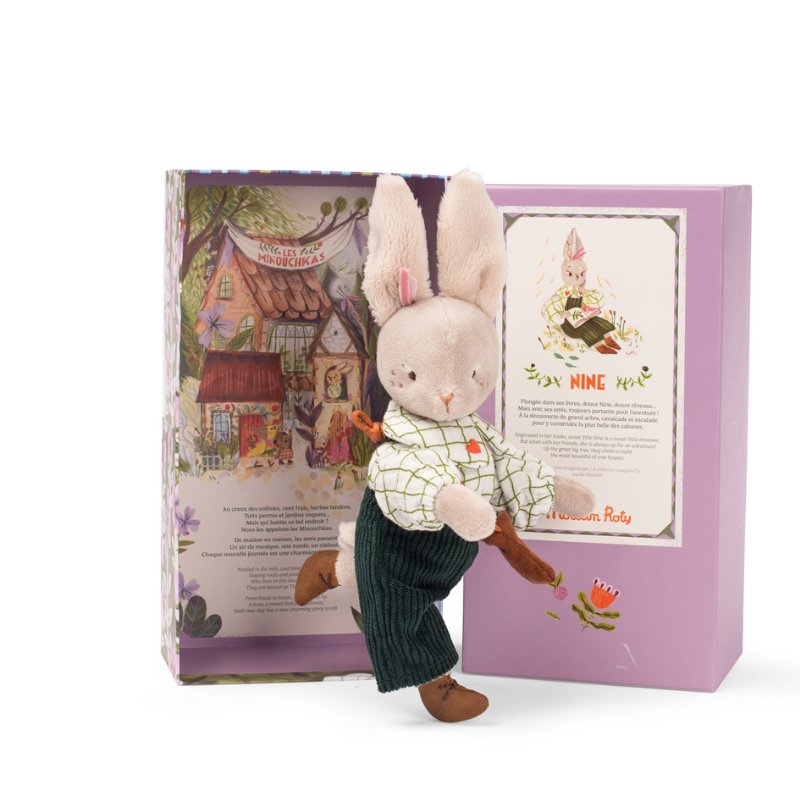 Nine the Rabbit | Les Minouchkas by Moulin Roty - Maude Kids Decor