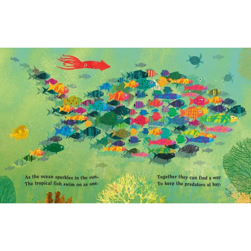 Ocean: A Peek-Through Board Book by Britta Teckentrup - Maude Kids Decor