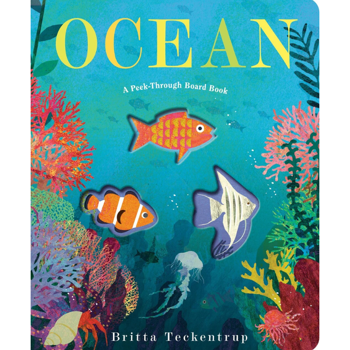 Ocean: A Peek-Through Board Book by Britta Teckentrup - Maude Kids Decor