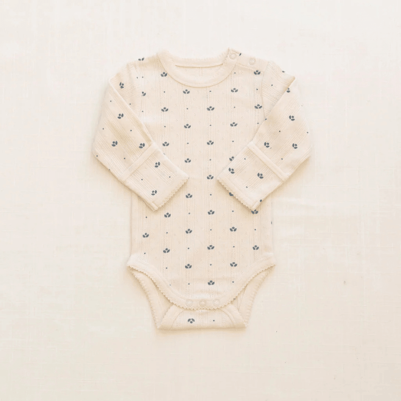 Onesie + Pant Set | Pointelle Bluebelle by New Grain - Maude Kids Decor