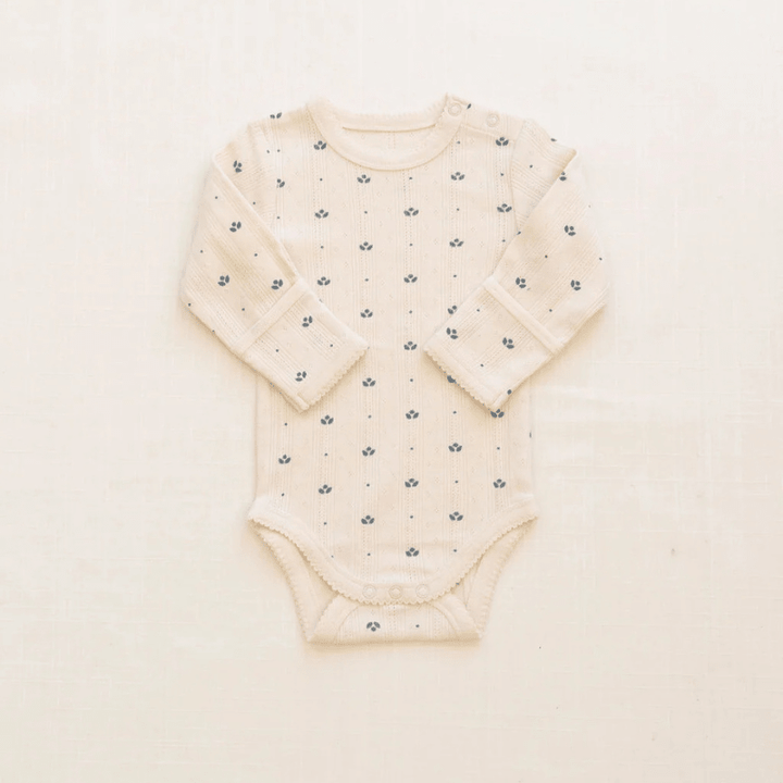 Onesie + Pant Set | Pointelle Bluebelle by New Grain - Maude Kids Decor