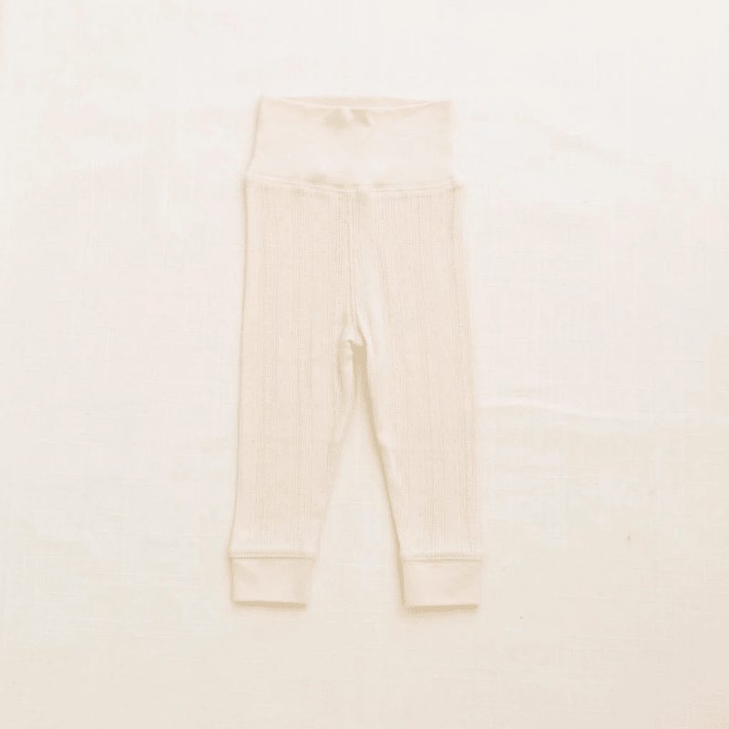 Onesie + Pant Set | Pointelle Milk by New Grain - Maude Kids Decor