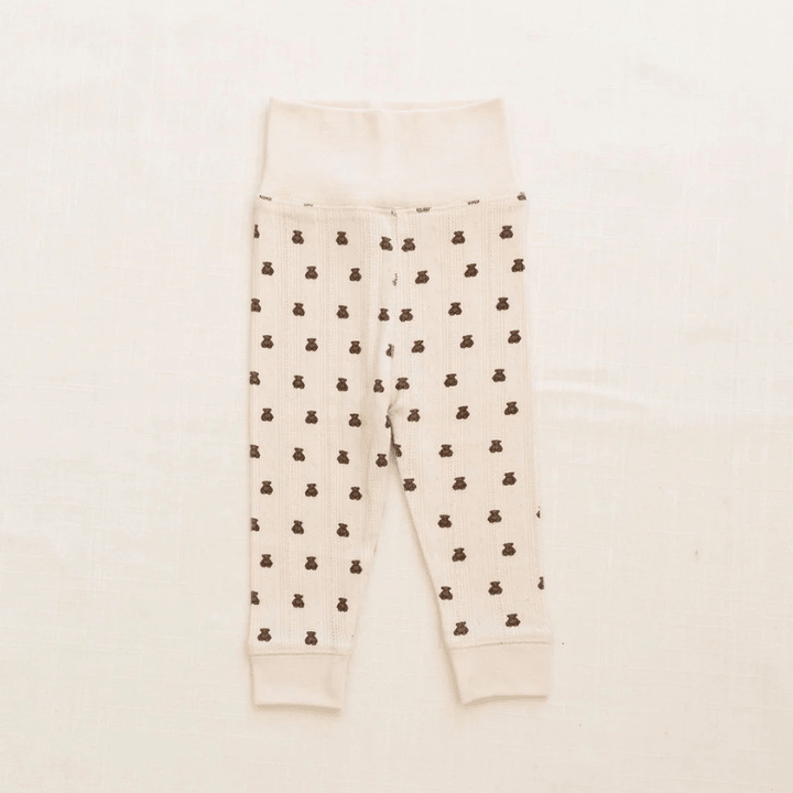 Onesie + Pant Set | Pointelle Teddy by New Grain - Maude Kids Decor
