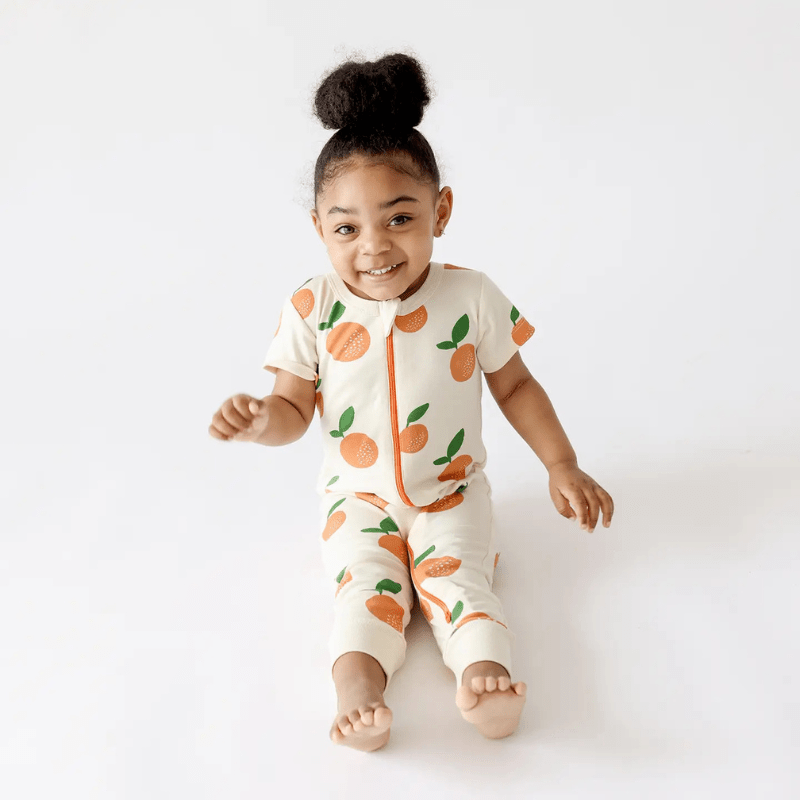 Organic 2 - Way Zip Romper | Big Citrus by Parade Organics - Maude Kids Decor