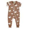 Organic 2 - Way Zip Romper | Chickens by Parade Organics - Maude Kids Decor