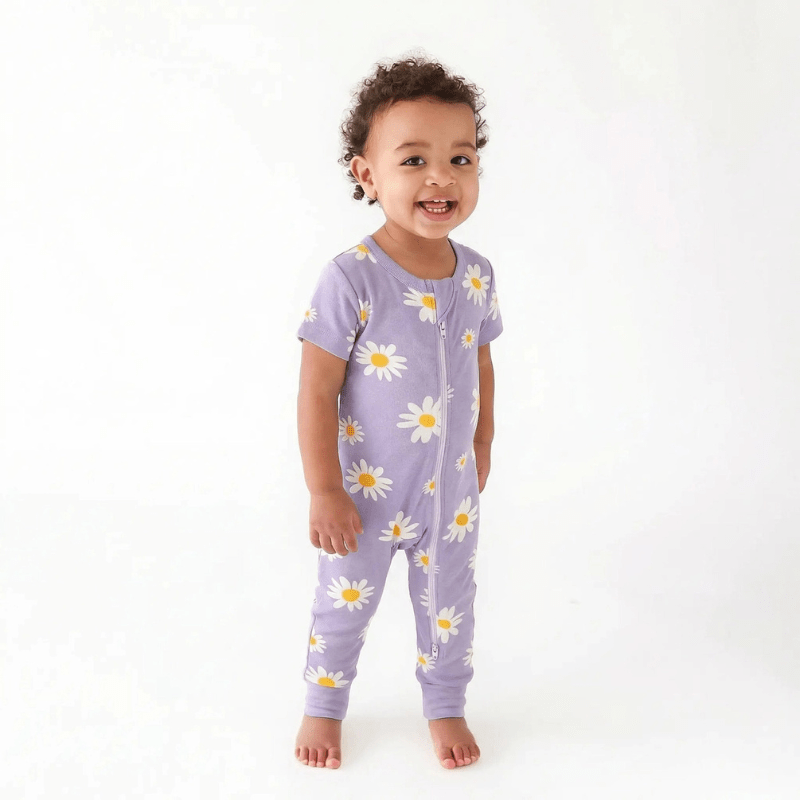 Organic 2-Way Zip Romper | Daisies by Parade Organics - Maude Kids Decor