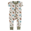 Organic 2 - Way Zip Romper | Oh Canada by Parade Organics - Maude Kids Decor