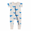 Organic 2-Way Zip Romper | Whales by Parade Organics - Maude Kids Decor