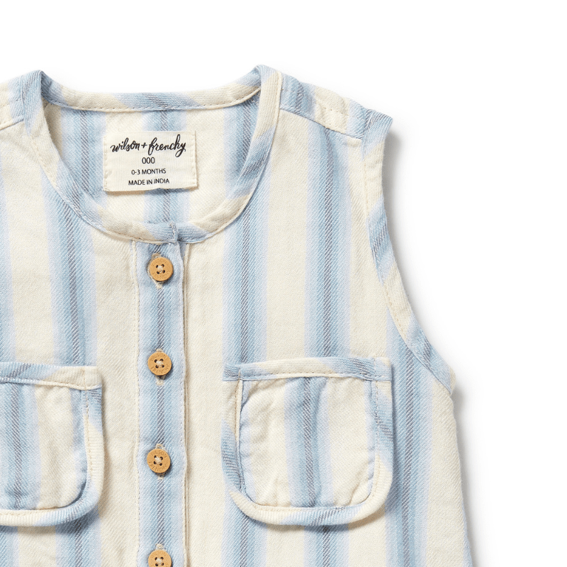 Organic Cotton Growsuit by Wilson + Frenchy - Maude Kids Decor